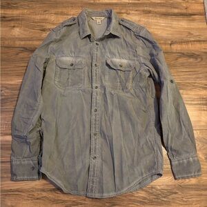 Decree Gray Button-Up Shirt